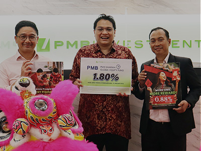 PRESS STATEMENT - PMB Investment Berhad declares income distribution for PMB Shariah Global Equity Fund & launches special CNY promotion